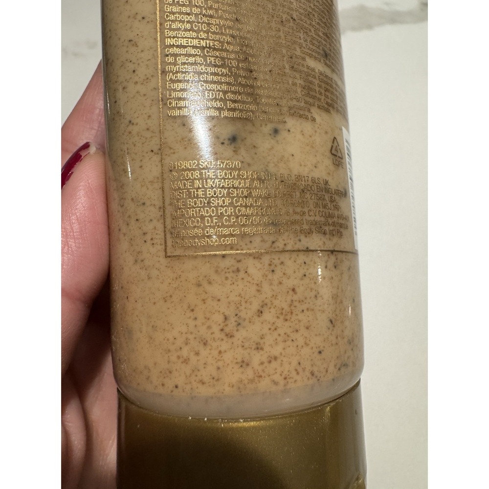 The Body Shop Vanilla Spice Body Polish 6.75 oz Retired Warmth Scented Cozy - Picture 3 of 5
